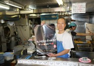 「松戸爆破からの脱出」ポスターを貼っていただきました♪安藤さん、ご協力ありがとうございました！